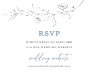 Spring Vines RSVP Front