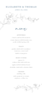 Spring Vines (Menu) Front