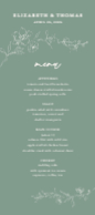 Spring Vines (Menu) Front