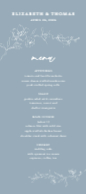 Spring Vines (Menu) Front
