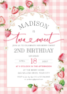 Berry Two Sweet Birthday Front