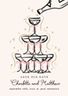 Champagne Tower Front