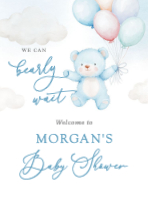 (18 x 24) Bearly Wait Balloons