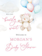 (18 x 24) Bearly Wait Balloons