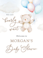 (18 x 24) Bearly Wait Balloons