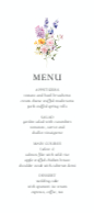 Colorful Wildflowers (Menu) Front
