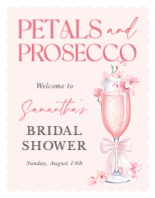 (22 x 28) Petals and Prosecco
