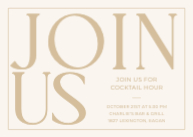 JOIN US Front