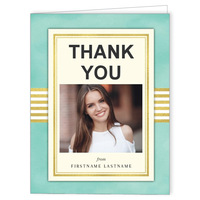 Foil Accents, Teal Texture Back | Front