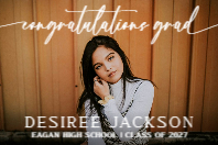 (36 x 24) Script Congratulations