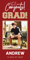 (24 x 48) Cap Congrats!