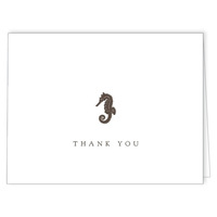Thank You Sea Horse Back | Front