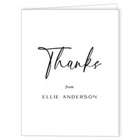 Thanks Script Back | Front