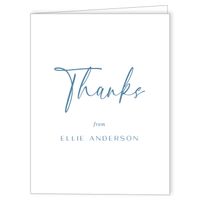 Thanks Script Back | Front