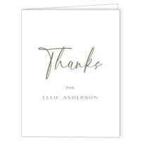 Thanks Script Back | Front