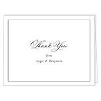 Elegant Thank You Back | Front