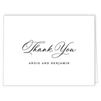 Elegant Thank You Back | Front