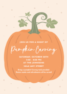 Pumpkin Party Front