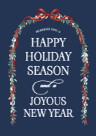 Ribbon Garland Frame Front