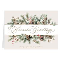 Pine Greetings (7x5 Fold)