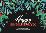 Pine and Holly Trim Front