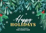 Pine and Holly Trim Front