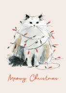 Meowy Christmas Lights Front
