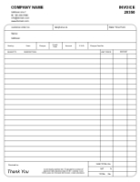 Basic Carbonless Form Front