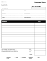 Basic Carbonless Form Front