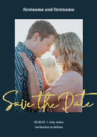 Simple Script Postcard Front