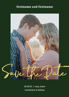 Simple Script Postcard Front