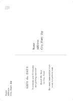 Washed Leaves Postcard Back