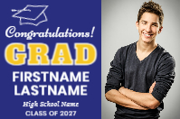 (72 x 48) Graduation Congrats!