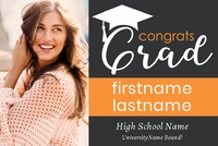 (72 x 48) Congrats Grad Hat