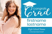 (36 x 24) Congrats Grad Hat