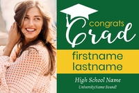 (36 x 24) Congrats Grad Hat