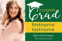(72 x 48) Congrats Grad Hat