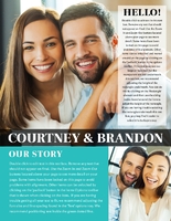 Bold Blocks Adoption Letter Front