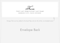 Watercolor Dusk Envelope Back