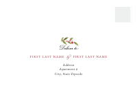 Watercolor Bloom Envelope Front