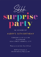 Shhh Surprise Party Front