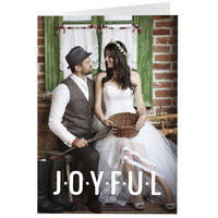 J O Y F U L, Fold (5x7) Back | Front
