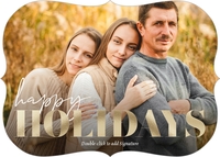 Golden Holidays (Shaped Cut) Front