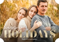 Golden Holidays (Shaped Cut) Front