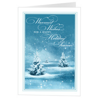 Winter Wonderland, Fold (5x7) Back | Front
