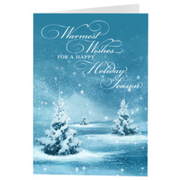 Winter Wonderland, Fold (5x7) Back | Front