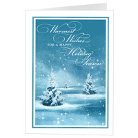 Winter Wonderland, Fold (5x7) Back | Front