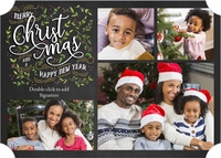 Christmas Foliage (Shaped Cut) Front