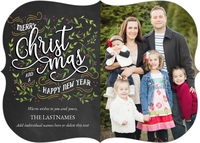 Christmas Foliage (Shaped Cut) Front