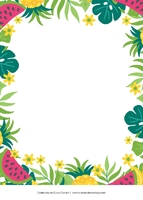 Pineapple Luau Back